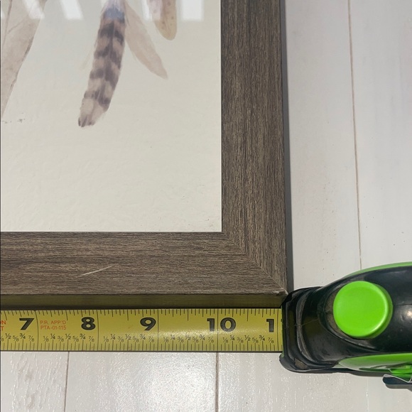 Hobby Lobby Floral Skull Wall Art with Brown Frame - Picture 3 of 4